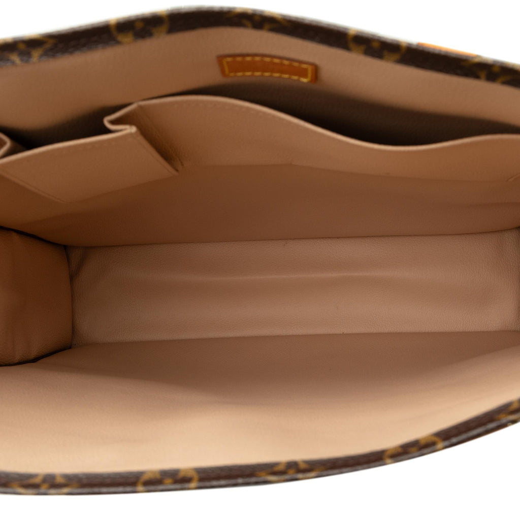 Louis Vuitton Monogram Sac Plat (SHG-Ts27B0)