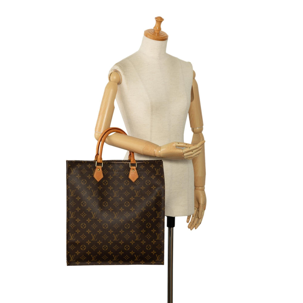 Louis Vuitton Monogram Sac Plat (SHG-Ts27B0)