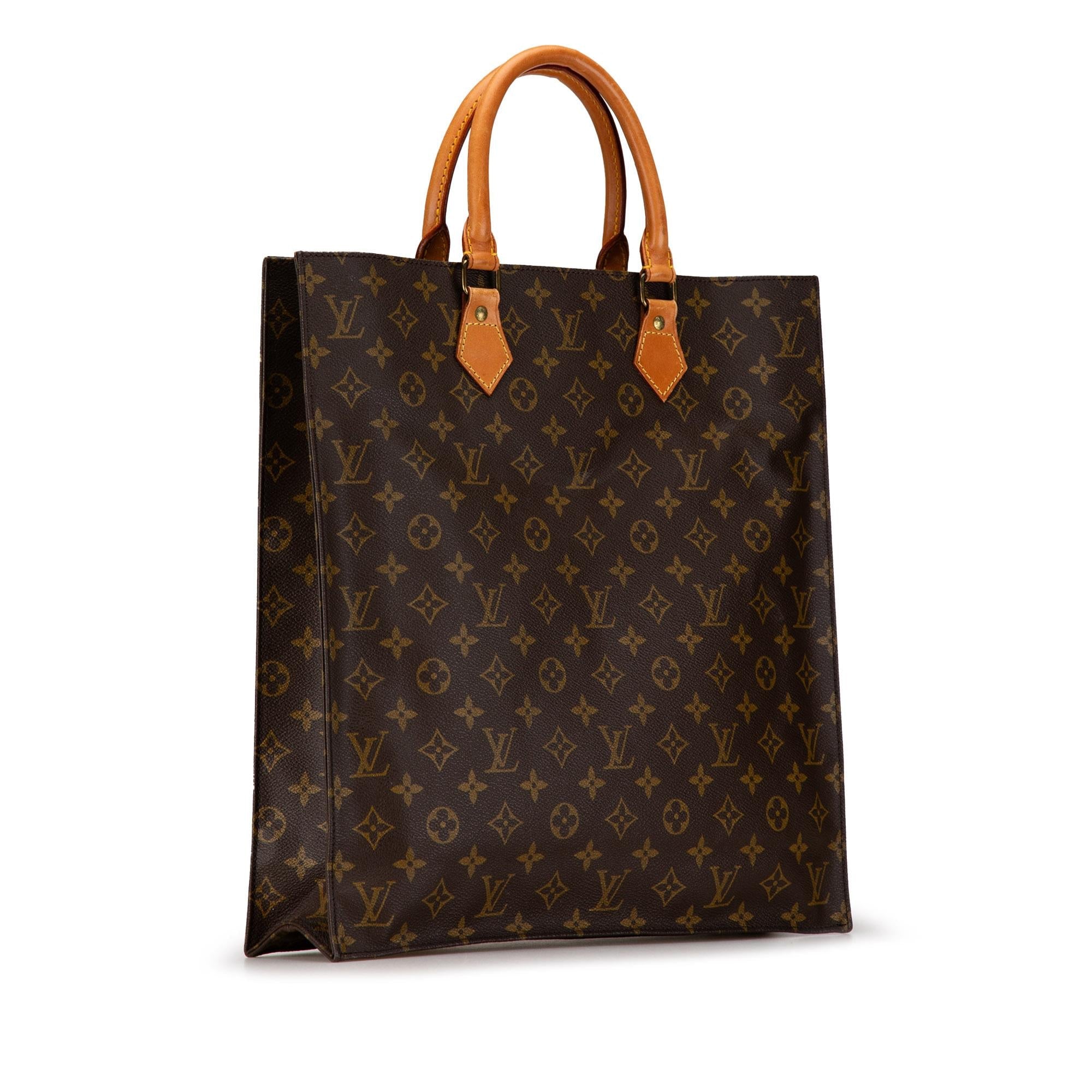 Louis Vuitton Monogram Sac Plat (SHG-cFfmFH)