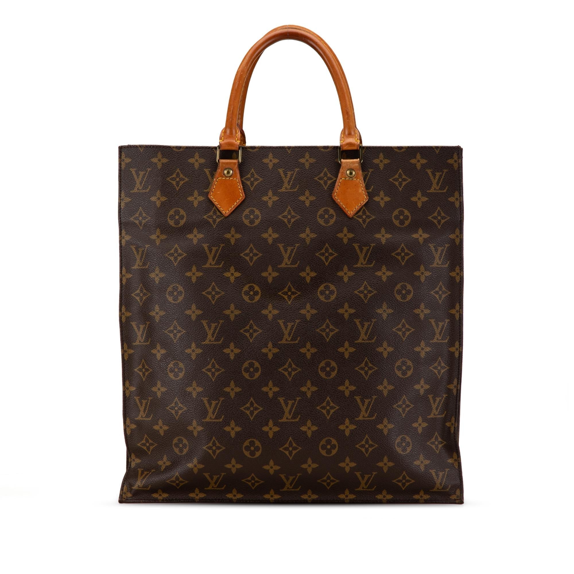 Louis Vuitton Monogram Sac Plat (SHG-xXs676)