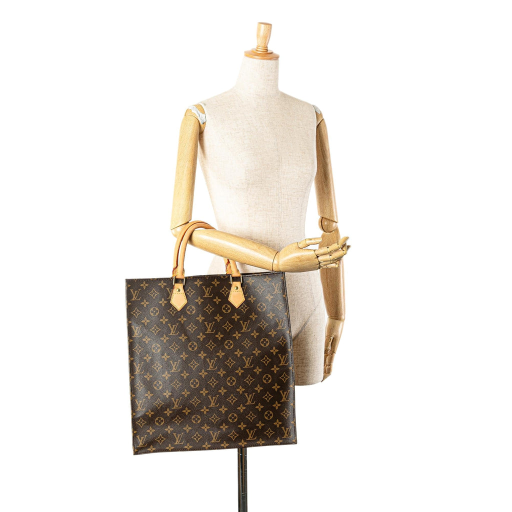 Louis Vuitton Monogram Sac Plat (SHG-FP4st7)