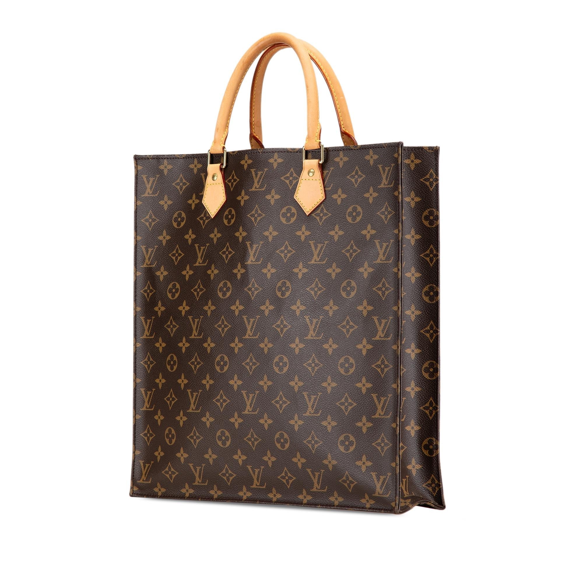 Louis Vuitton Monogram Sac Plat (SHG-FP4st7)