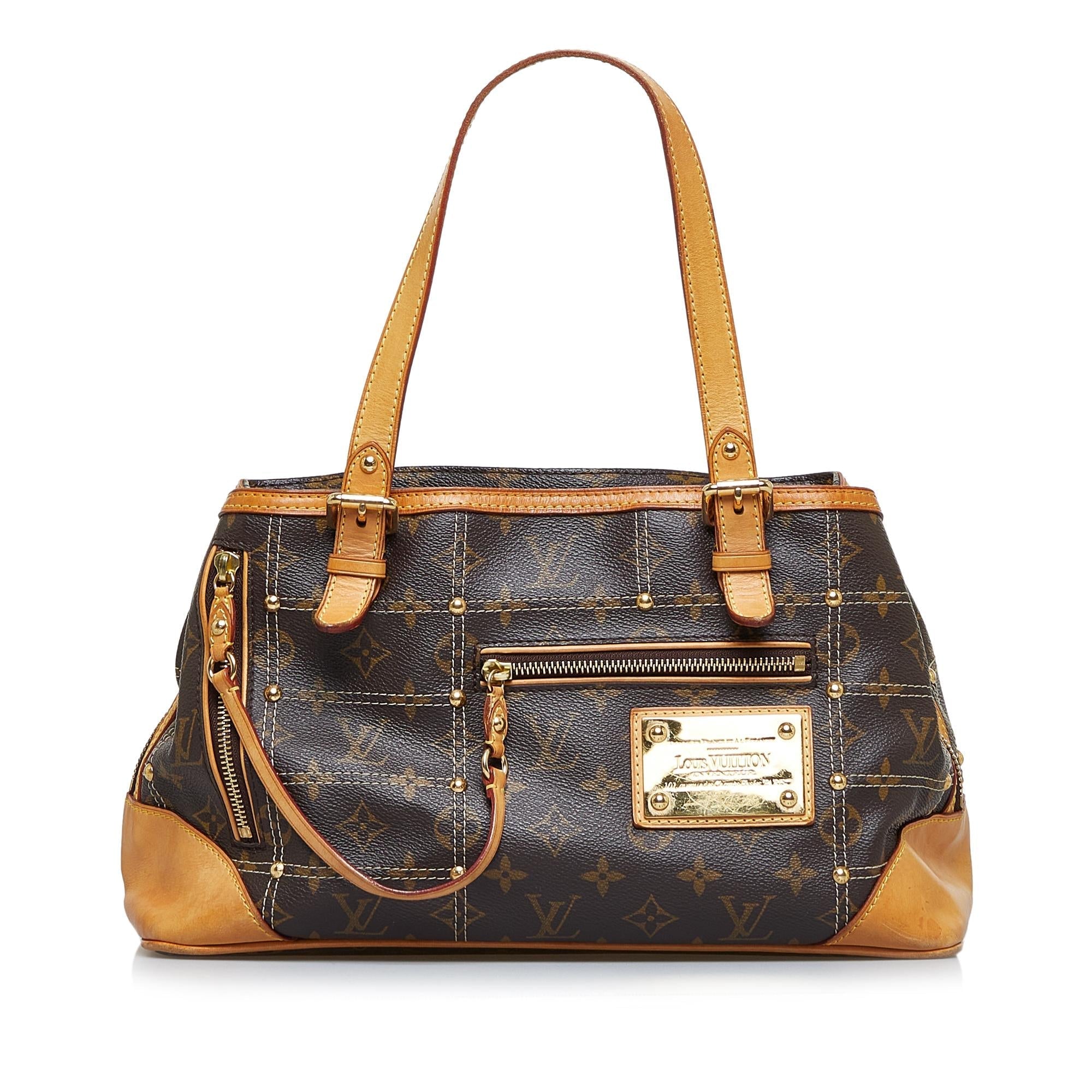 Louis Vuitton Monogram Sac Riveting (SHG-BUsmHv)