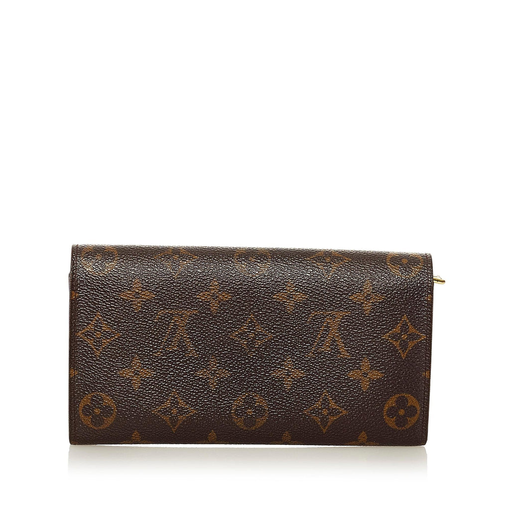 Louis Vuitton Monogram Sarah Long Wallet (SHG-34240)