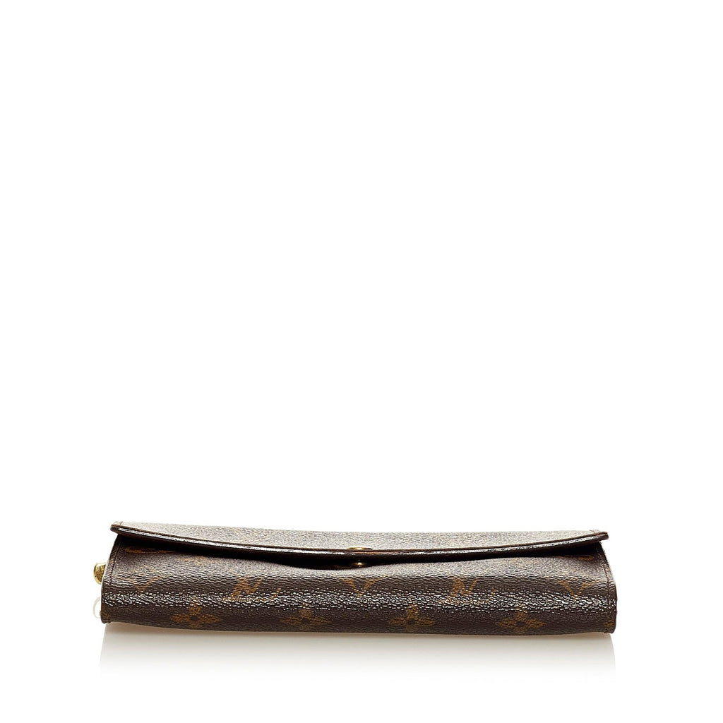 Louis Vuitton Monogram Sarah Long Wallet (SHG-34240)