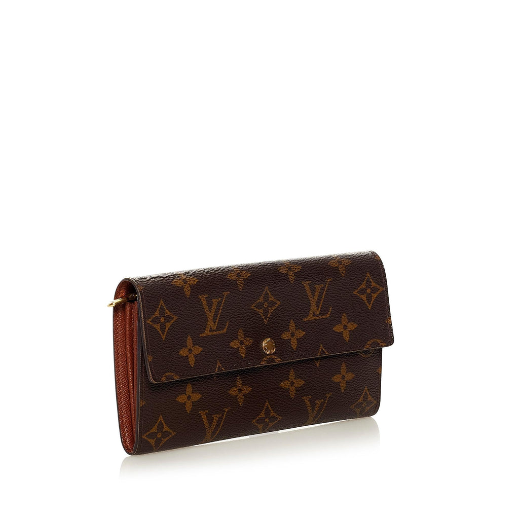 Louis Vuitton Monogram Sarah Long Wallet (SHG-34240)
