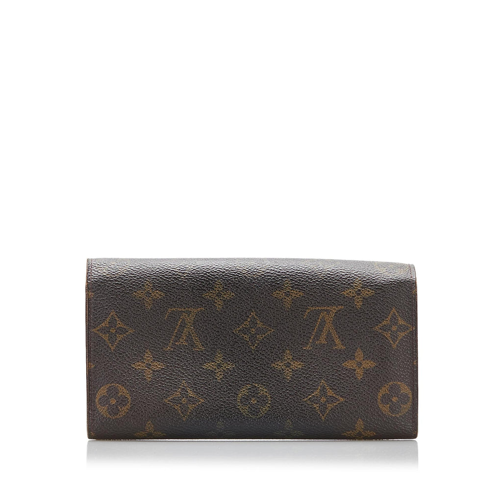 Louis Vuitton Monogram Sarah Long Wallet (SHG-37442)