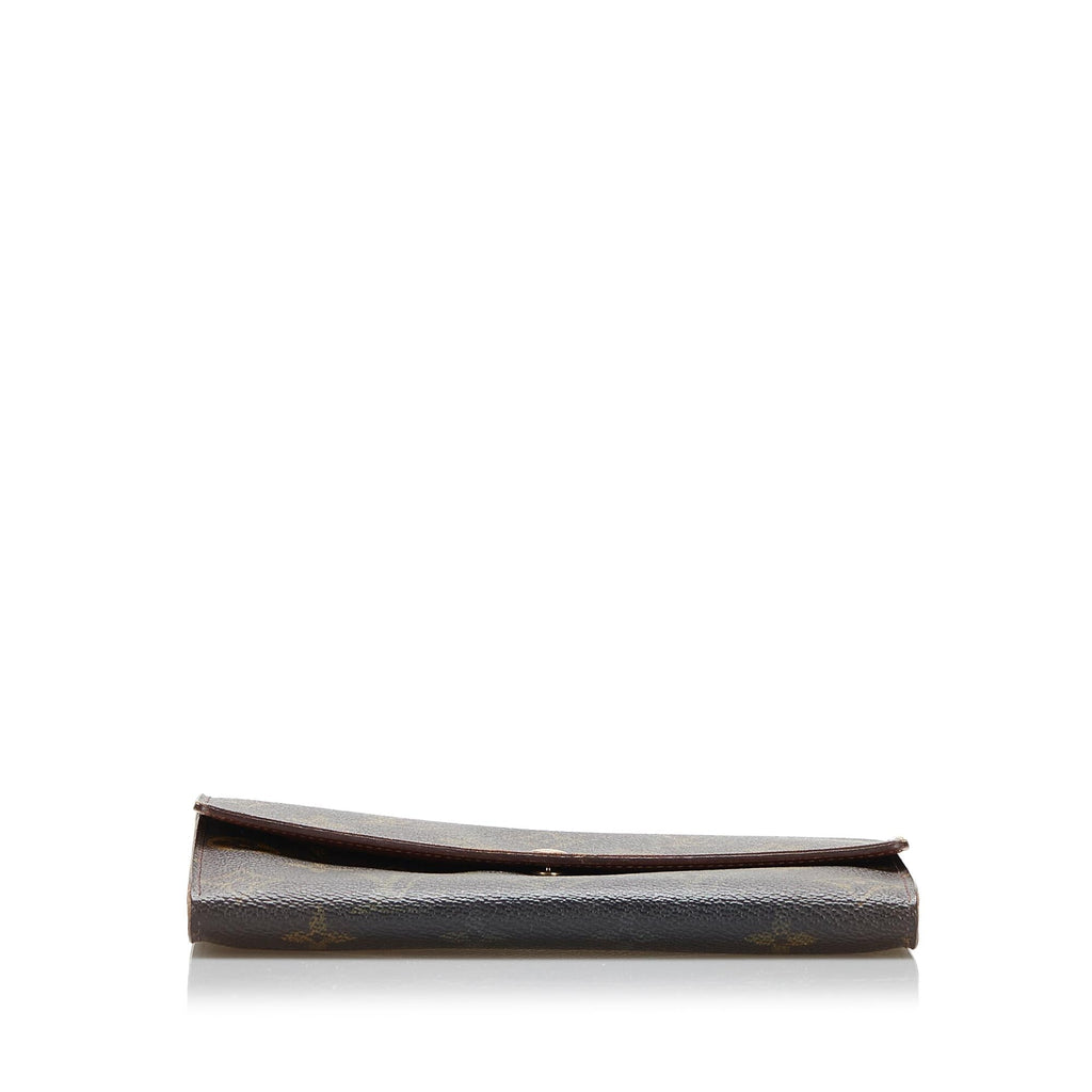 Louis Vuitton Monogram Sarah Long Wallet (SHG-37442)