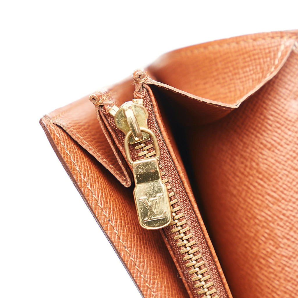 Louis Vuitton Monogram Sarah Long Wallet (SHG-37442)