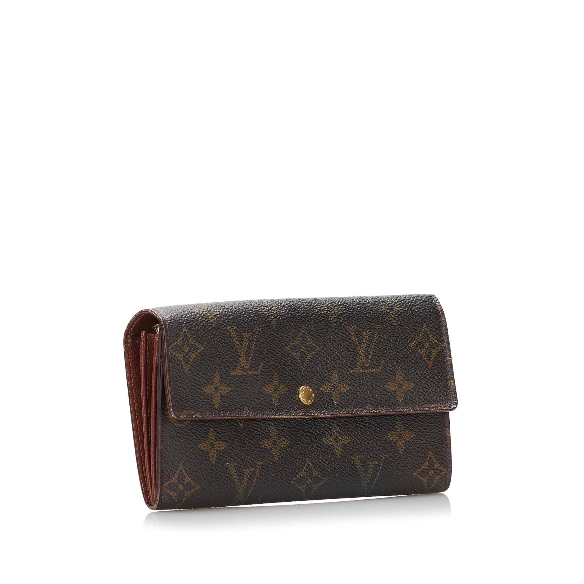 Louis Vuitton Monogram Sarah Long Wallet (SHG-37442)