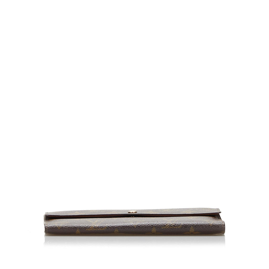 Louis Vuitton Monogram Sarah Long Wallet (SHG-37522)