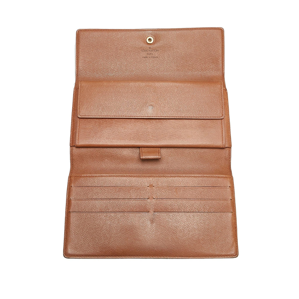 Louis Vuitton Monogram Sarah Long Wallet (SHG-37522)