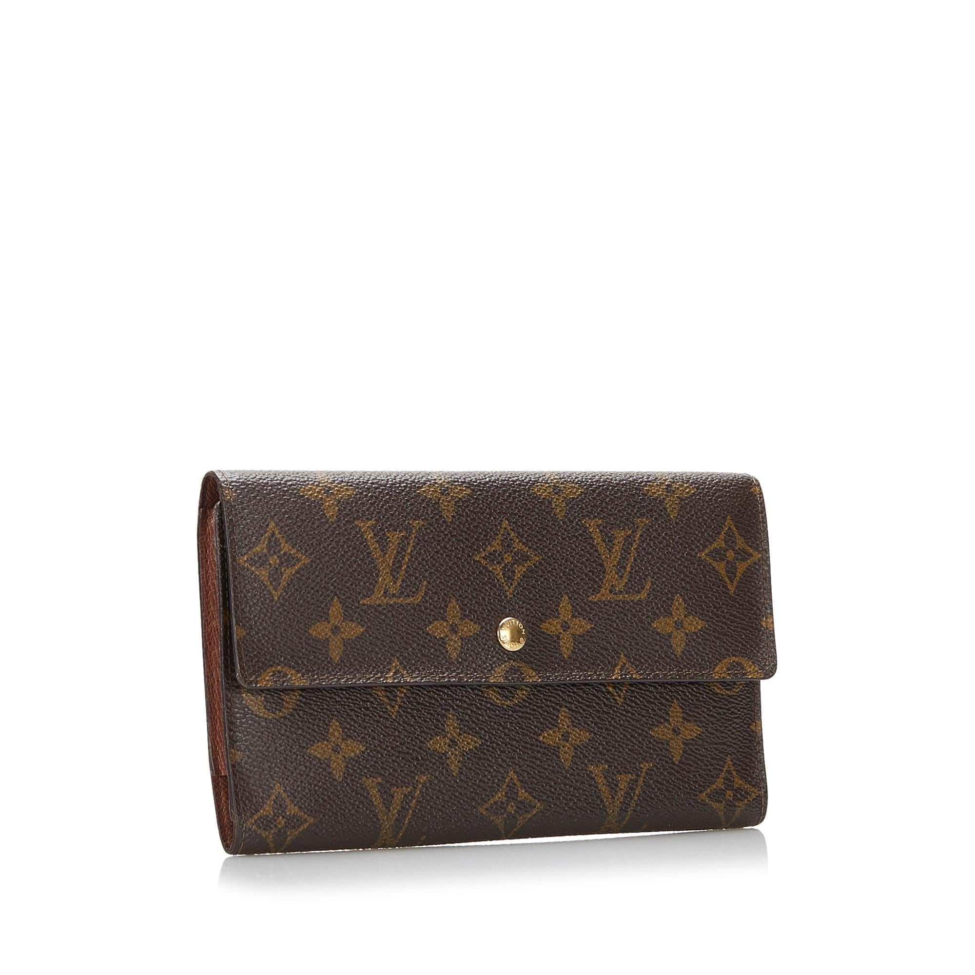Louis Vuitton Monogram Sarah Long Wallet (SHG-37522)