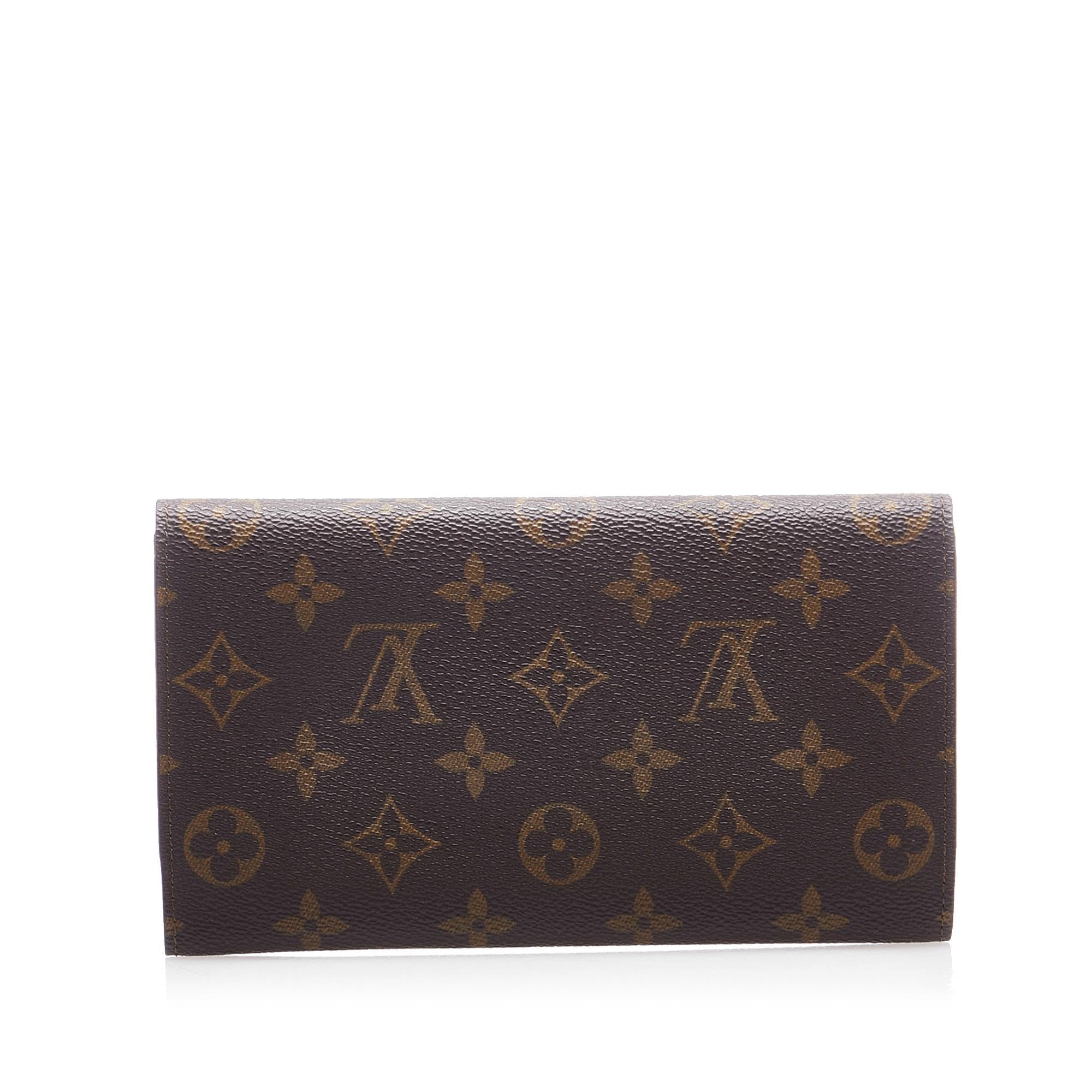 Louis Vuitton Monogram Sarah Long Wallet (SHG-EIk9fr)