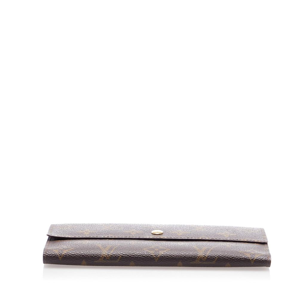 Louis Vuitton Monogram Sarah Long Wallet (SHG-EIk9fr)