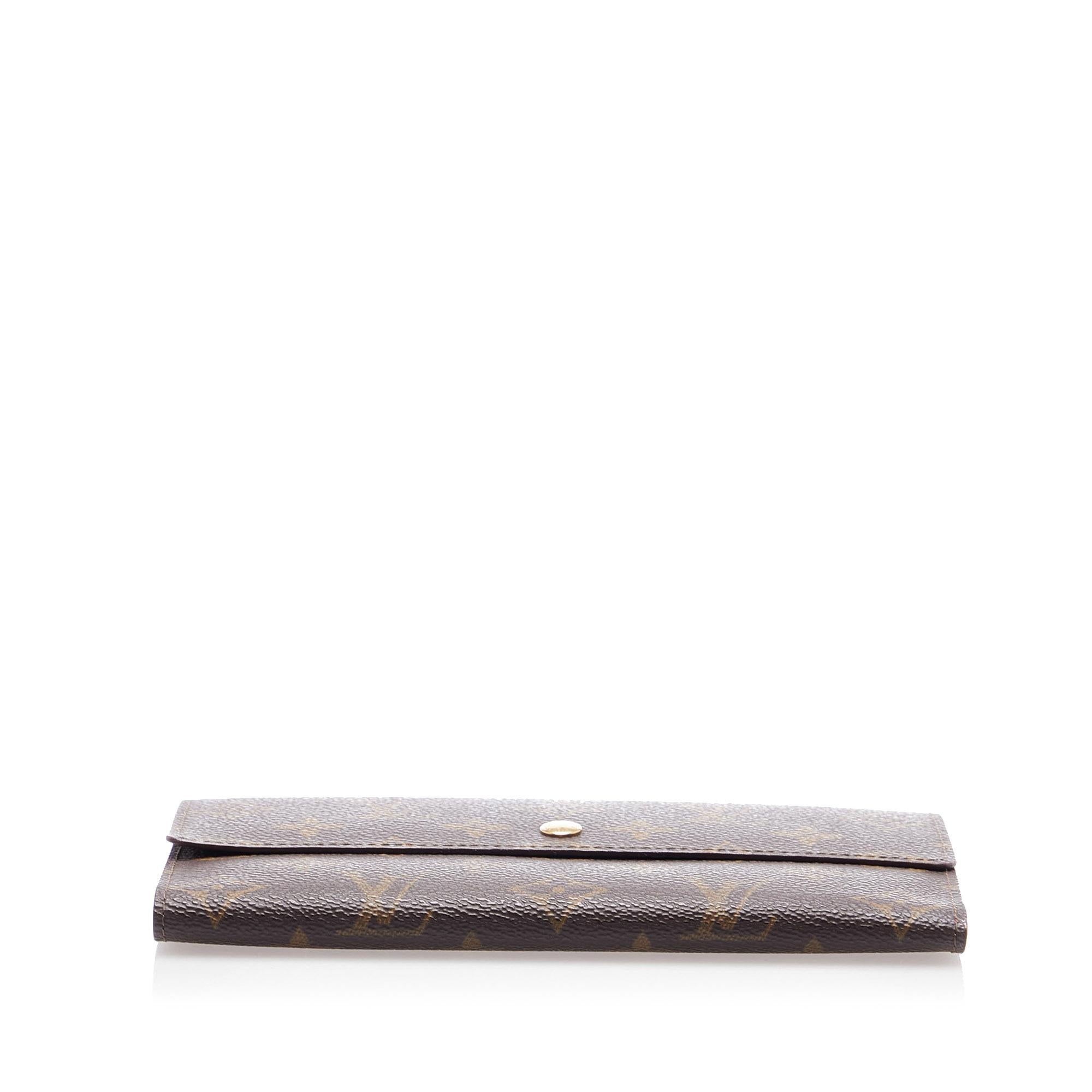 Louis Vuitton Monogram Sarah Long Wallet (SHG-EIk9fr)