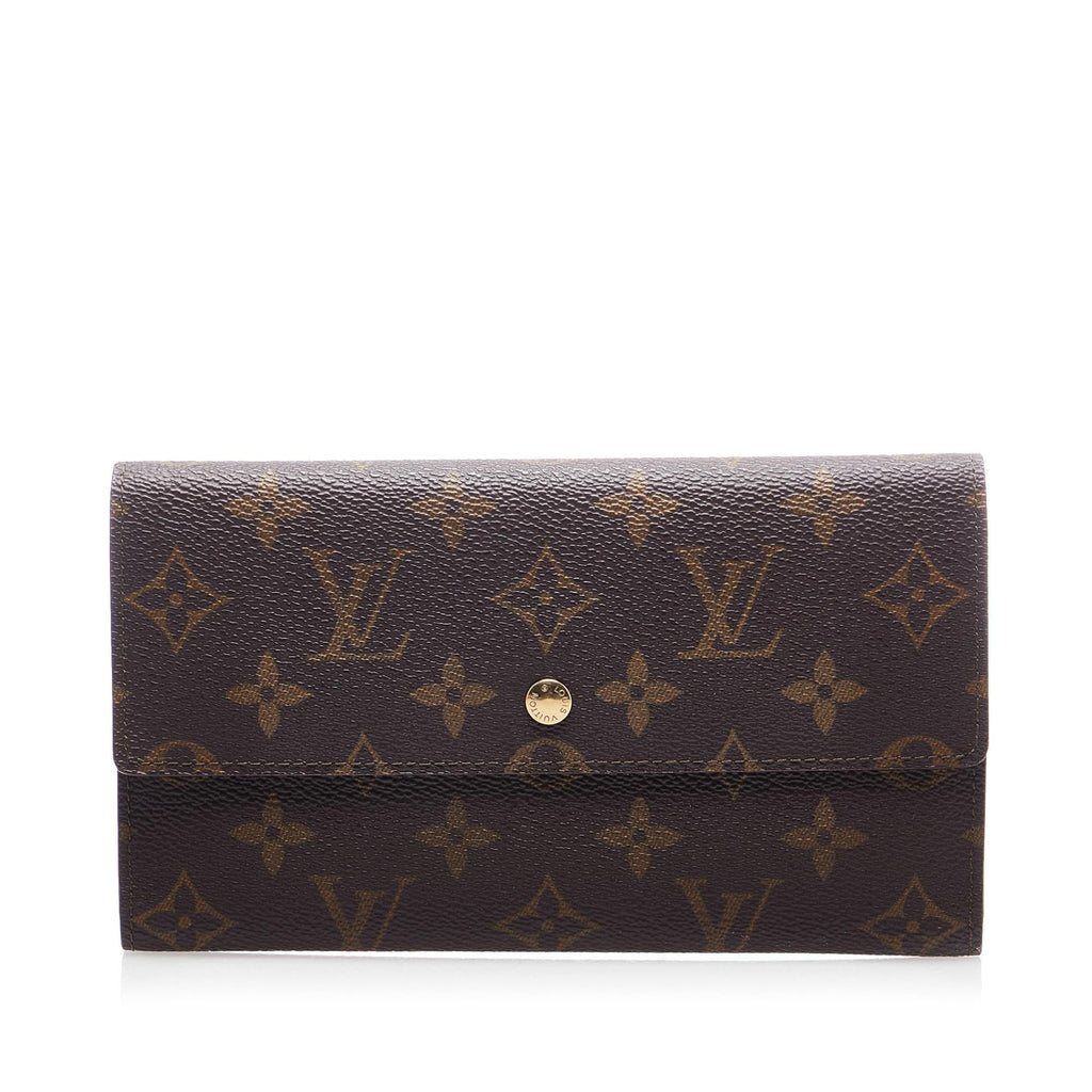 Louis Vuitton Monogram Sarah Long Wallet (SHG-EIk9fr)