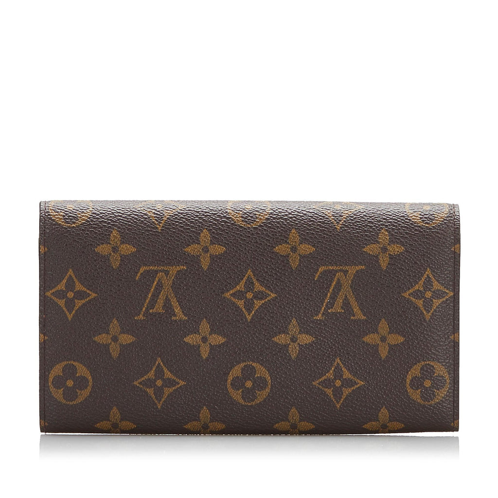 Louis Vuitton Monogram Sarah Long Wallet (SHG-MrUZhk)