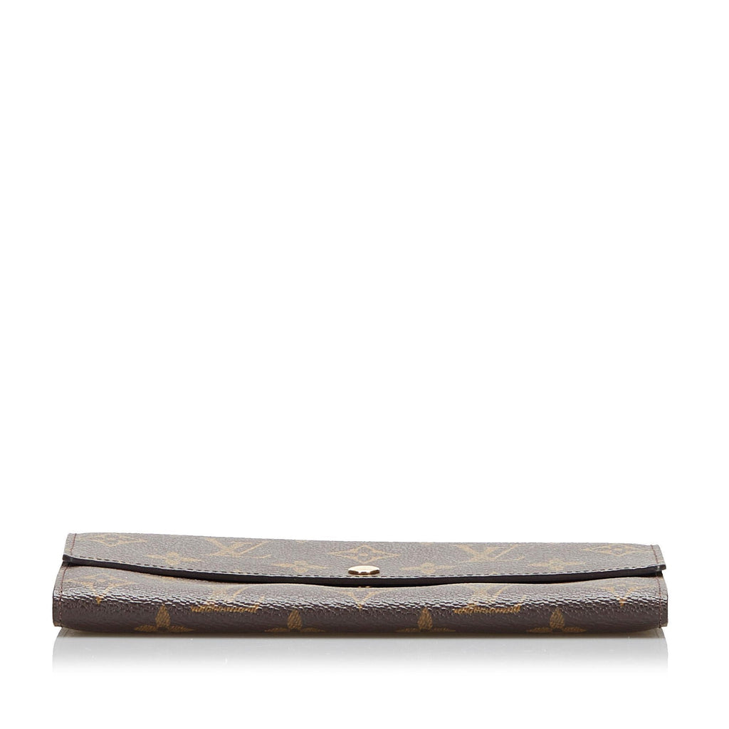 Louis Vuitton Monogram Sarah Long Wallet (SHG-MrUZhk)