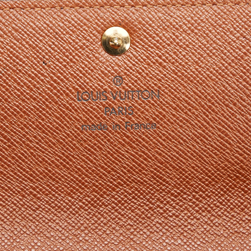 Louis Vuitton Monogram Sarah Long Wallet (SHG-MrUZhk)