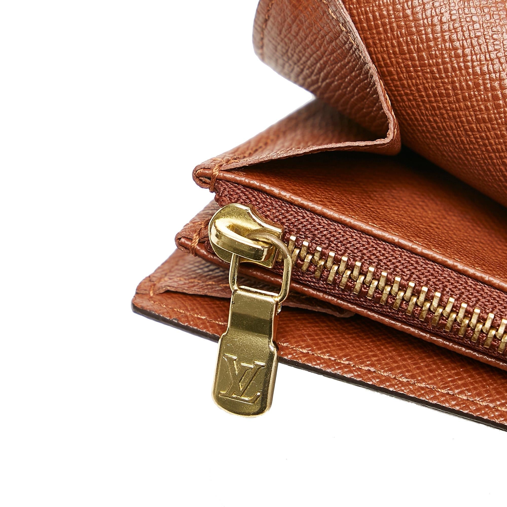 Louis Vuitton Monogram Sarah Long Wallet (SHG-MrUZhk)