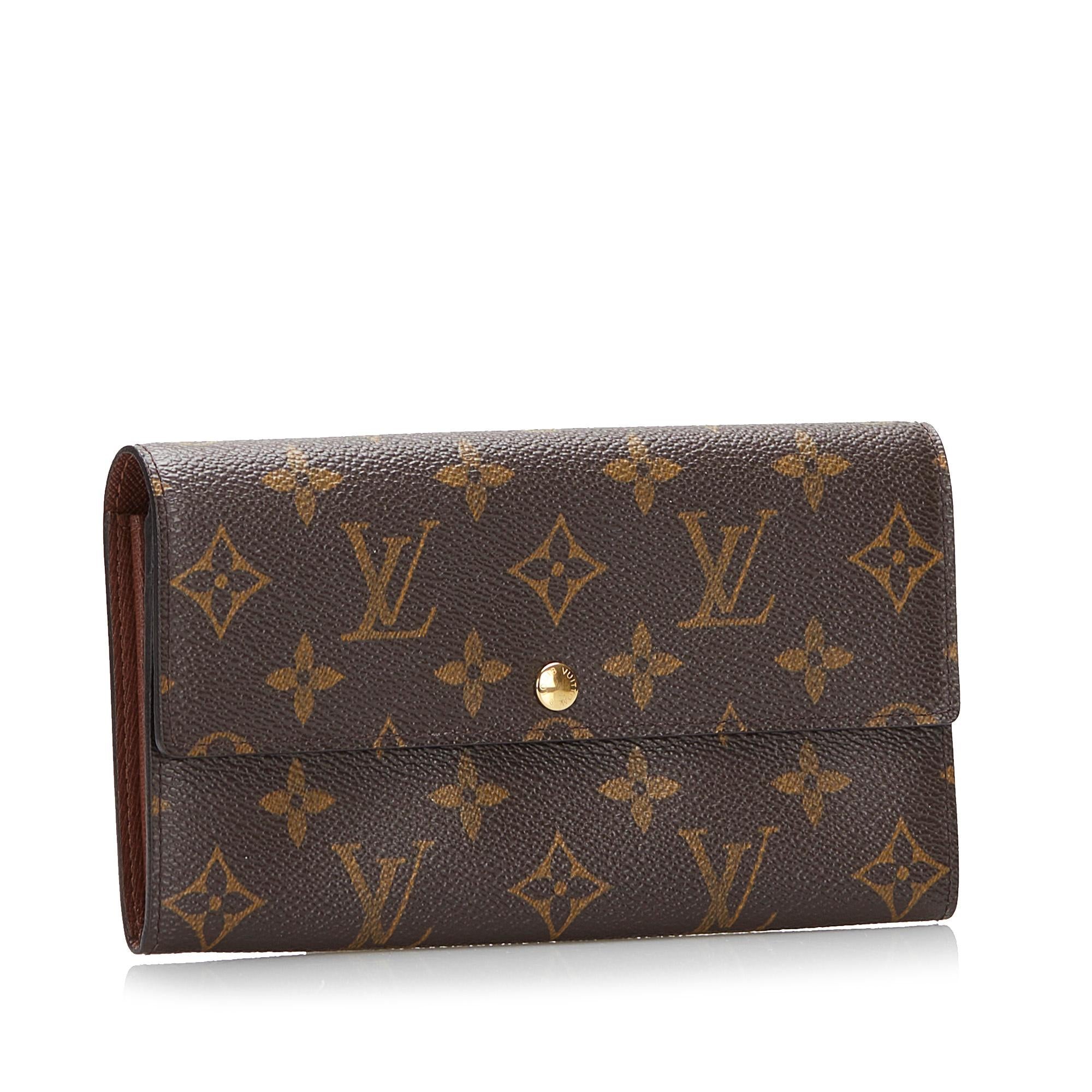 Louis Vuitton Monogram Sarah Long Wallet (SHG-MrUZhk)