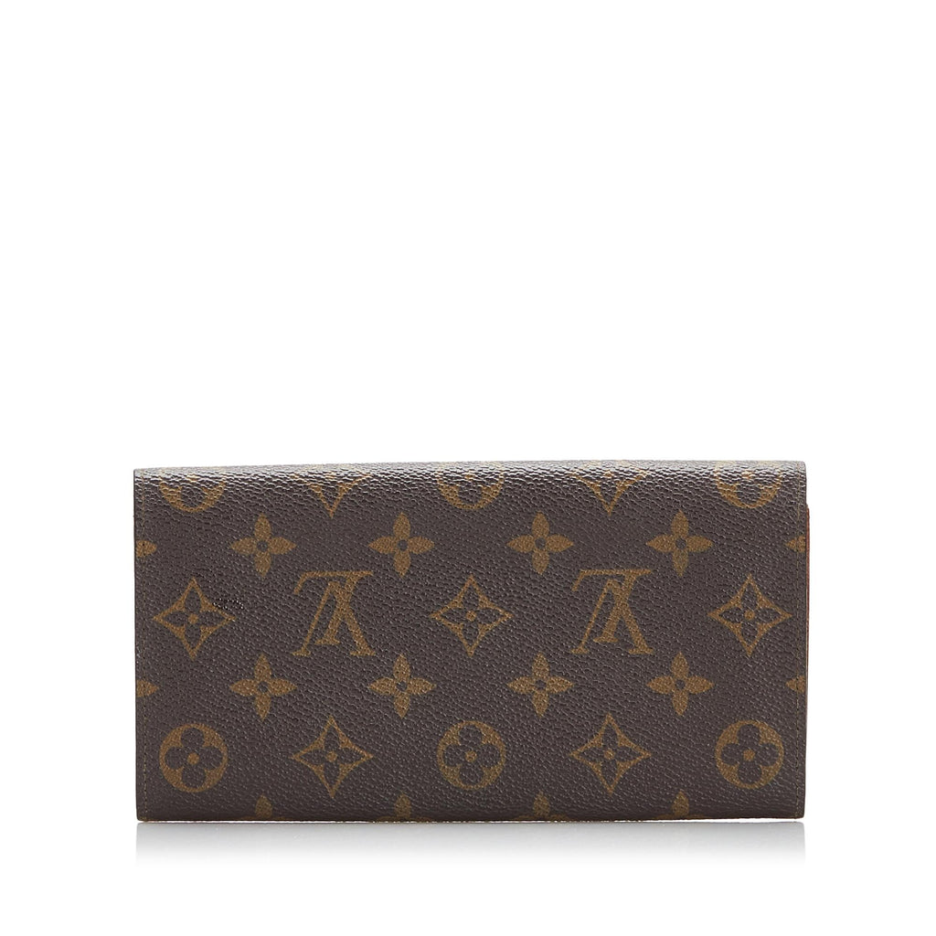 Louis Vuitton Monogram Sarah Long Wallet (SHG-bdR7zH)