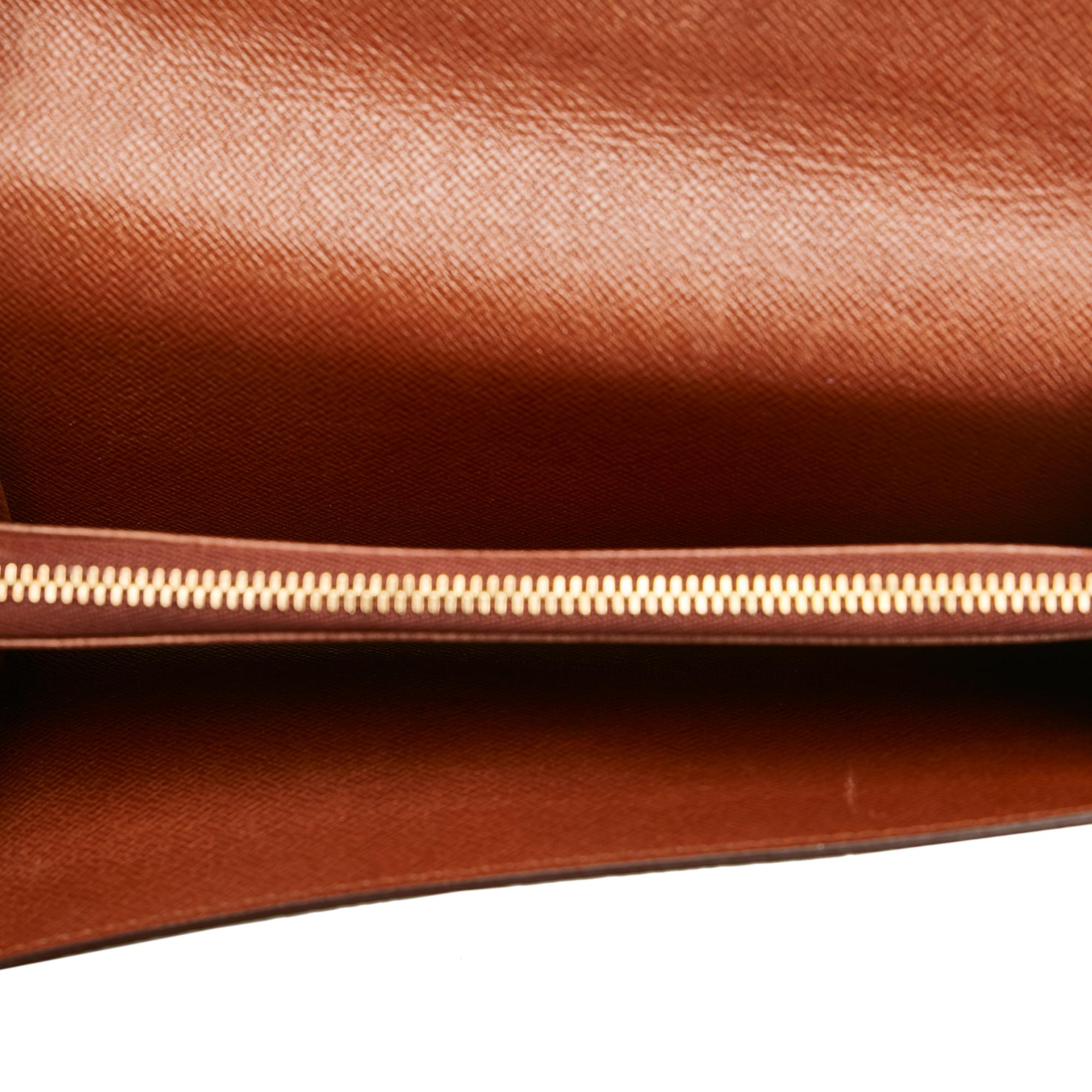 Louis Vuitton Monogram Sarah Long Wallet (SHG-bdR7zH)