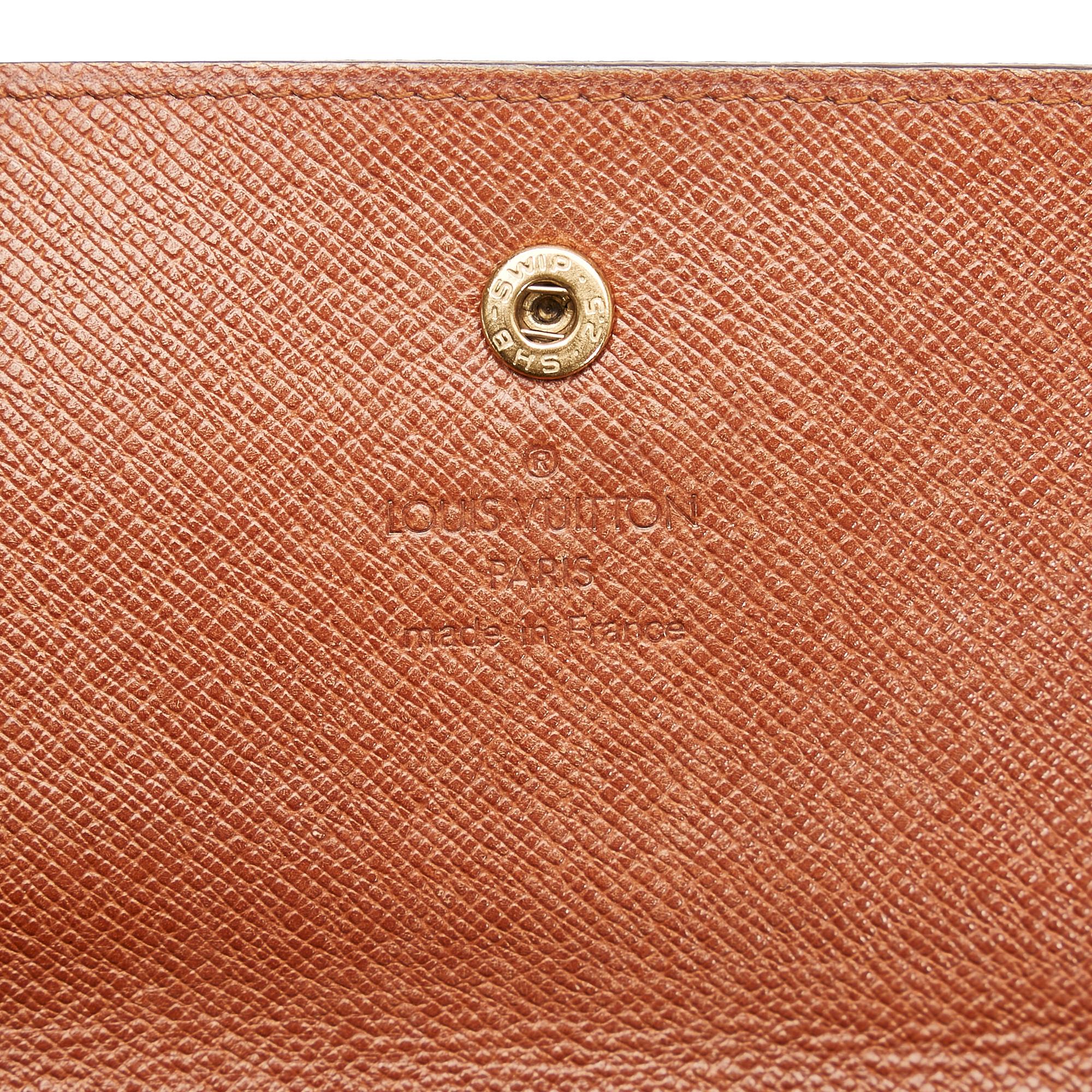 Louis Vuitton Monogram Sarah Long Wallet (SHG-bdR7zH)