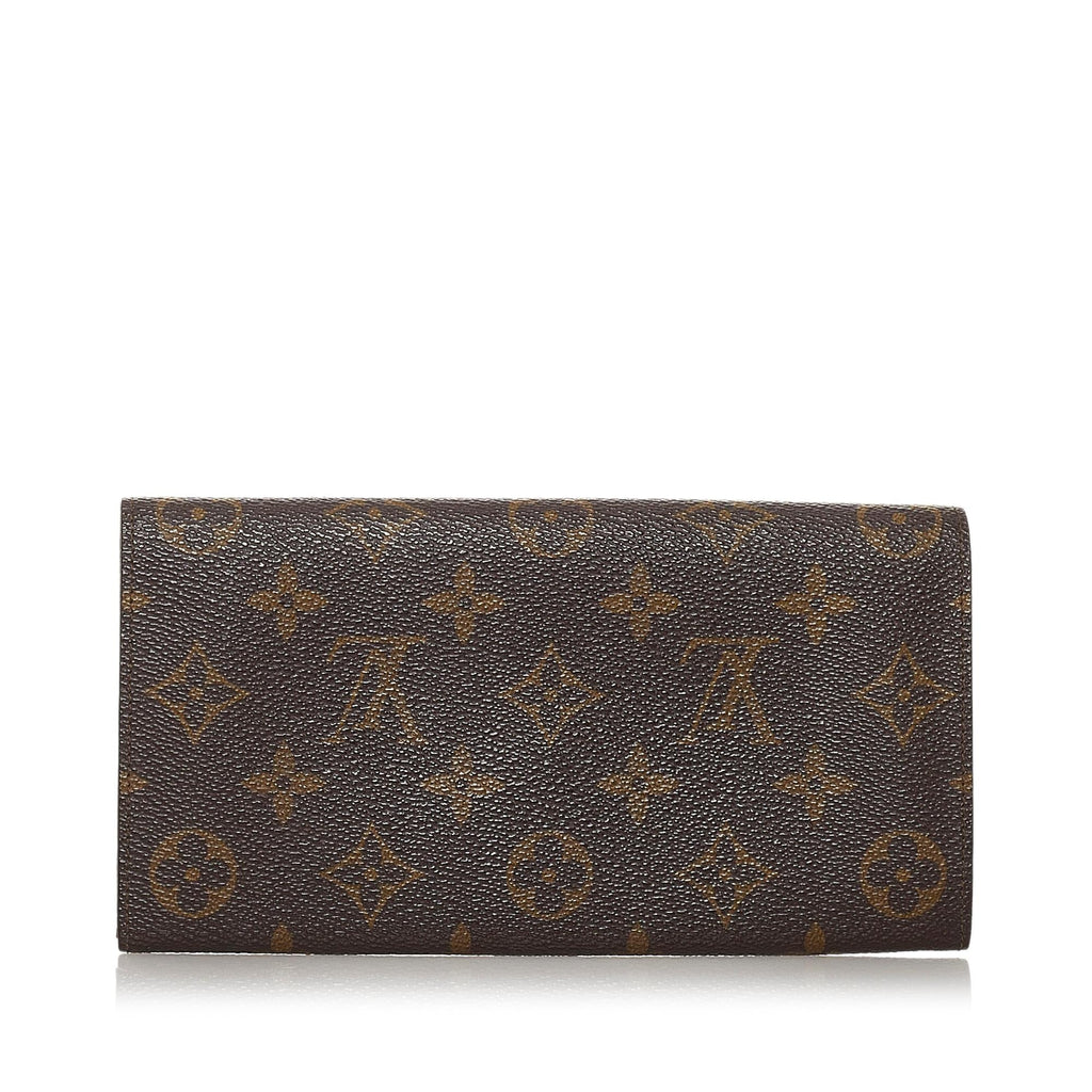 Louis Vuitton Monogram Sarah Long Wallet (SHG-4XGsbf)