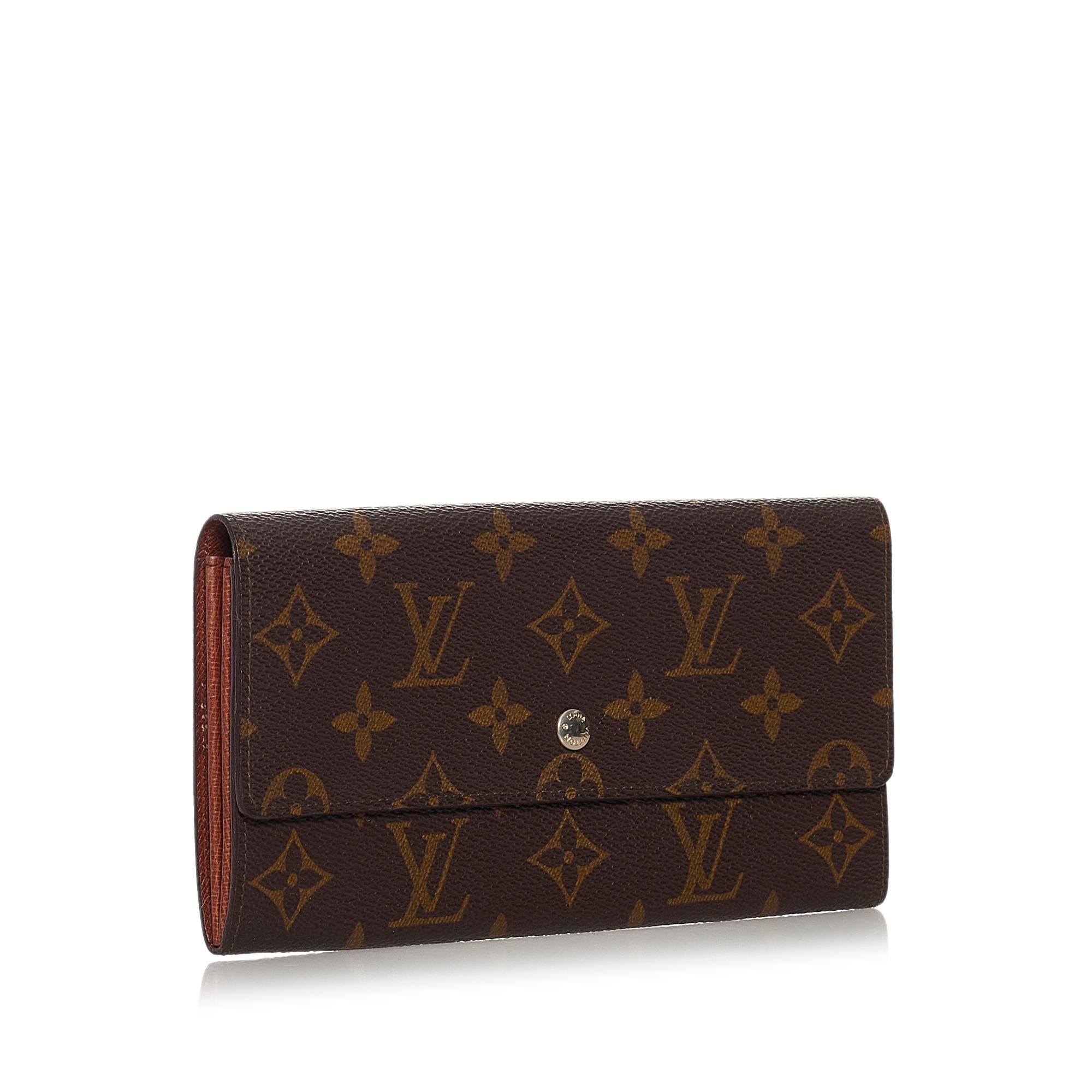 Louis Vuitton Monogram Sarah Long Wallet (SHG-4XGsbf)