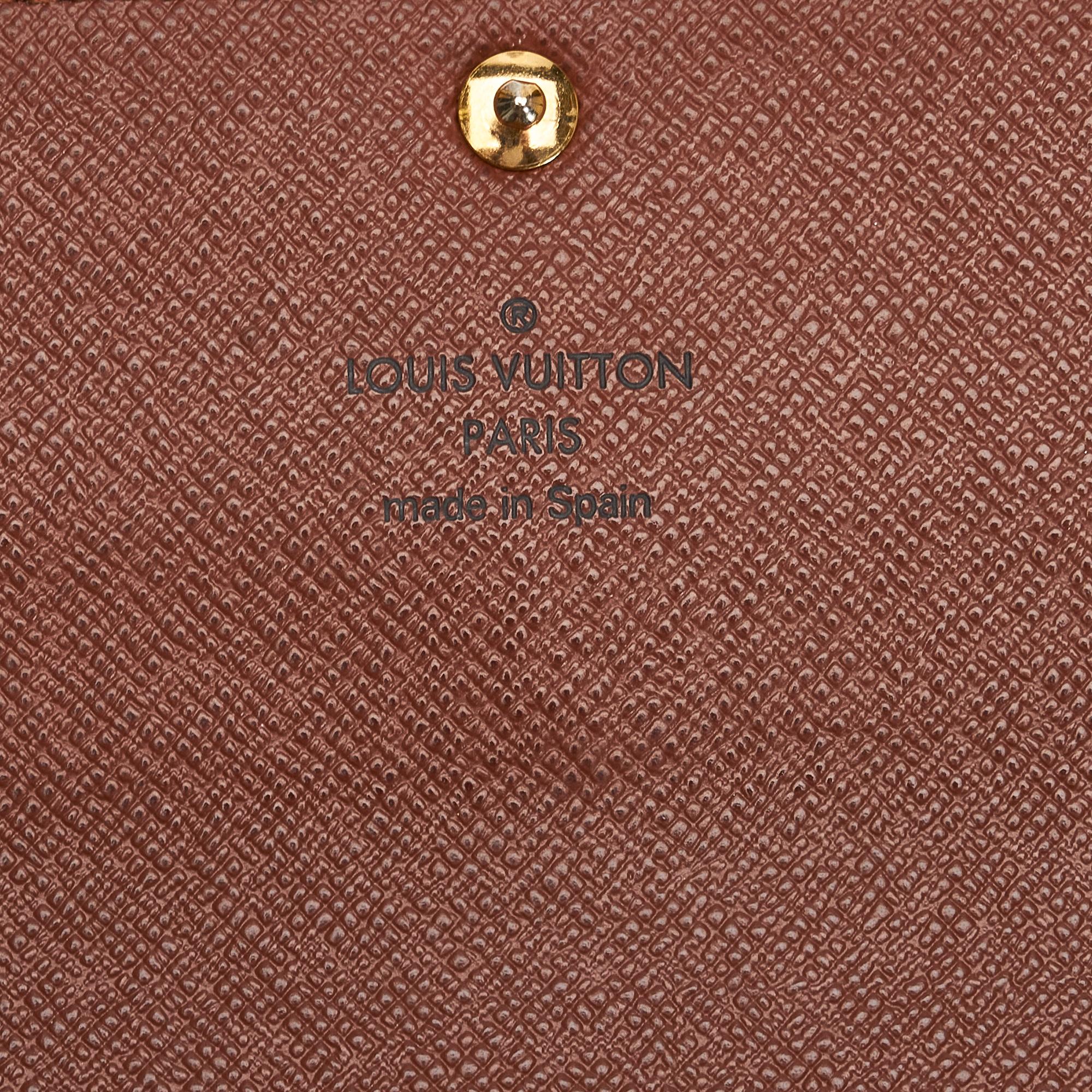 Louis Vuitton Monogram Sarah Long Wallet (SHG-4xMH6N)