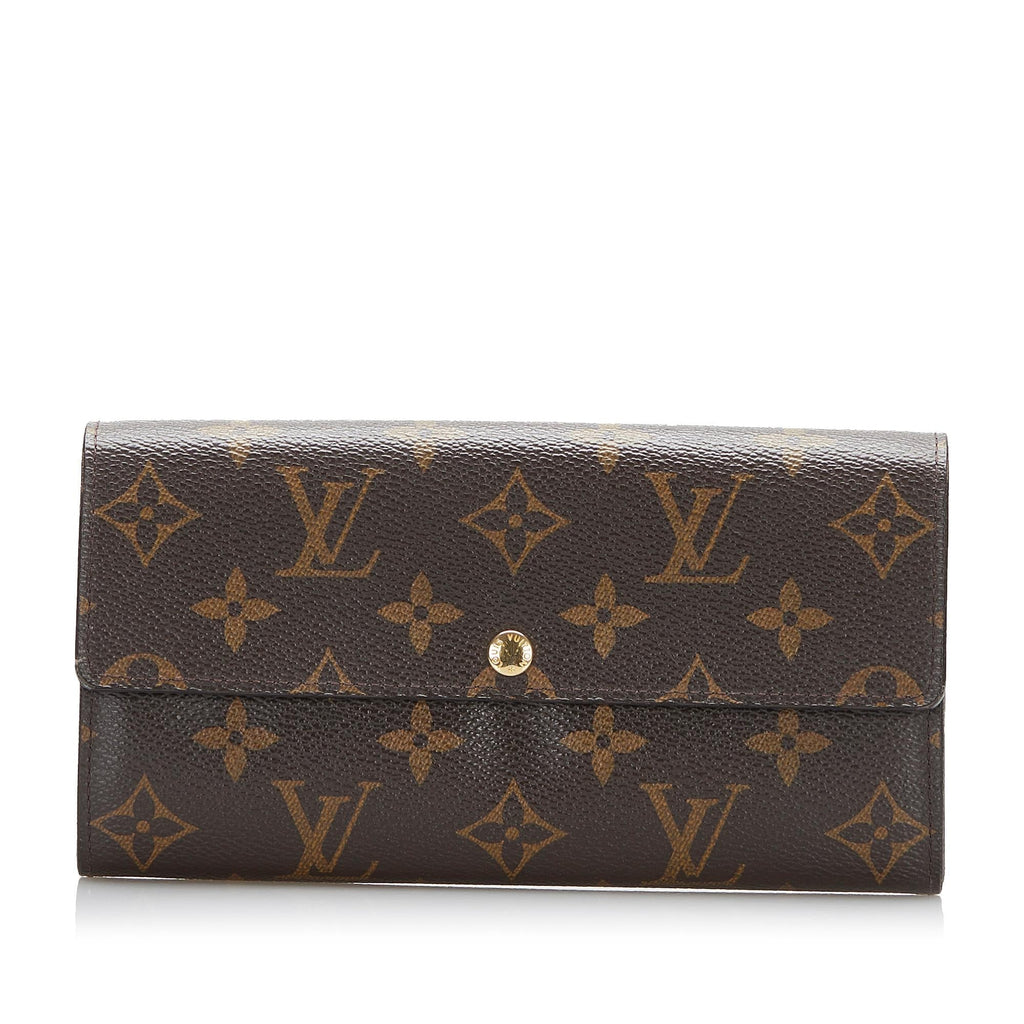 Louis Vuitton Monogram Sarah Long Wallet (SHG-4xMH6N)