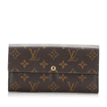 Louis Vuitton Monogram Sarah Long Wallet (SHG-4xMH6N)