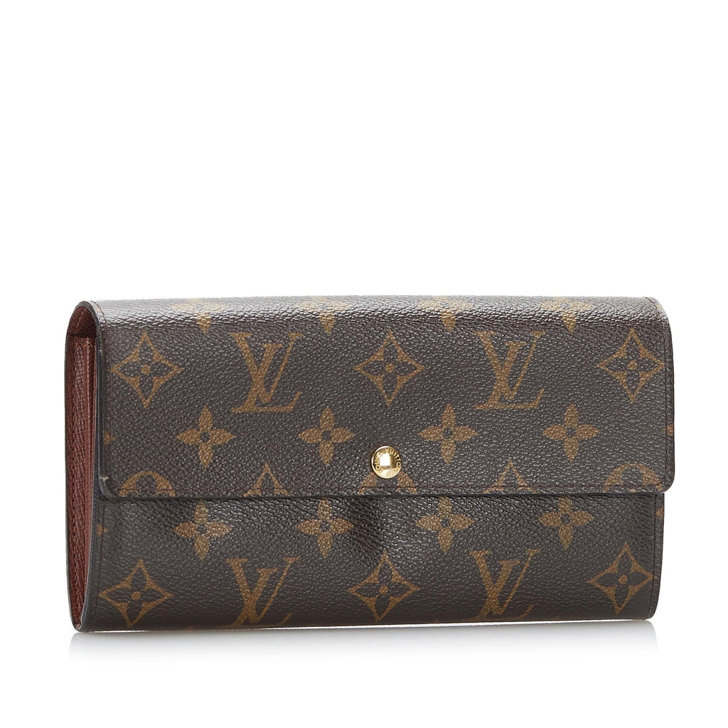 Louis Vuitton Monogram Sarah Long Wallet (SHG-4xMH6N)