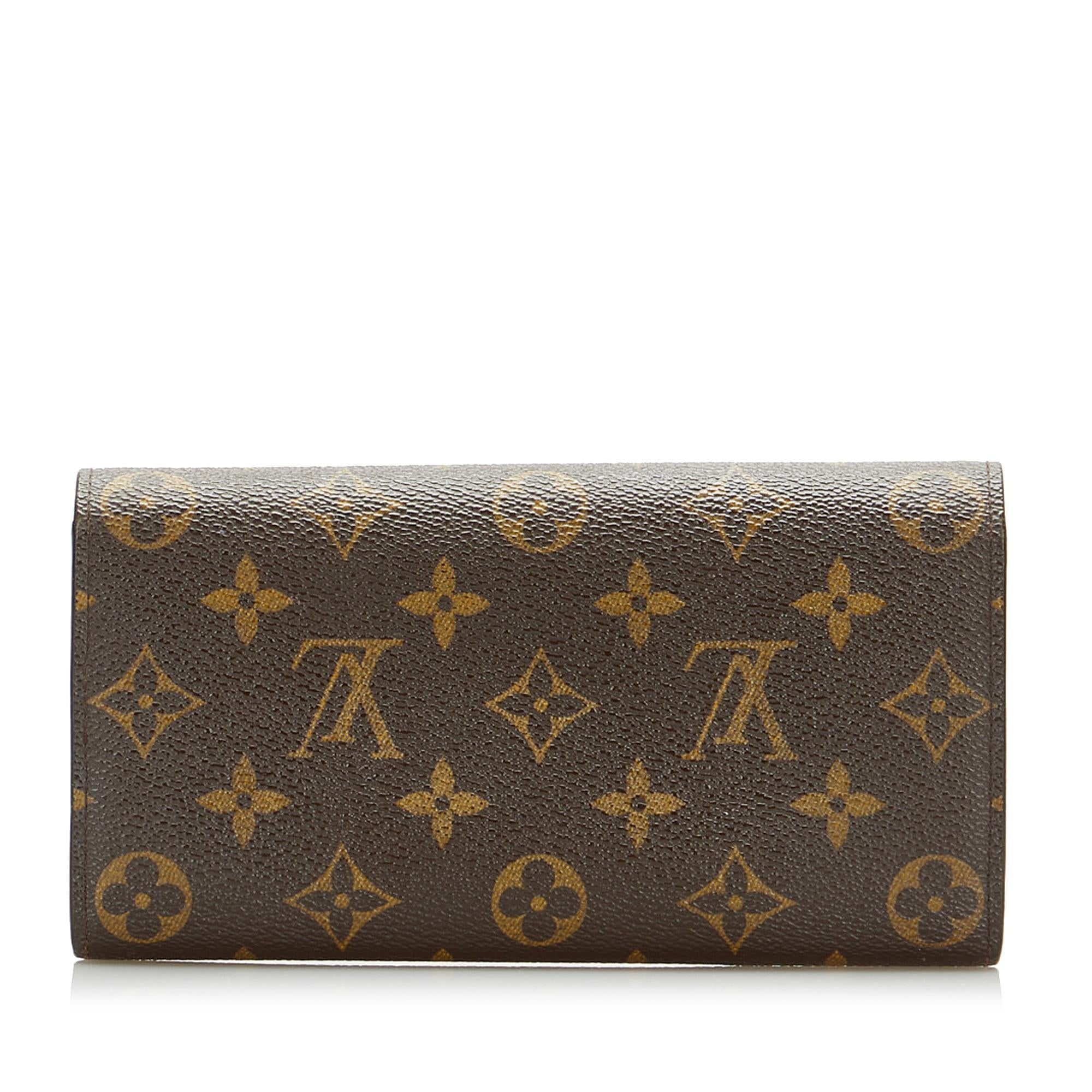 Louis Vuitton Monogram Sarah Long Wallet (SHG-G6XaBY)