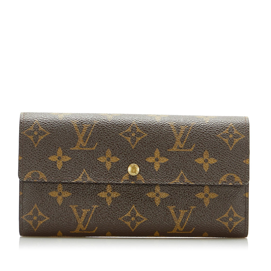 Louis Vuitton Monogram Sarah Long Wallet (SHG-G6XaBY)