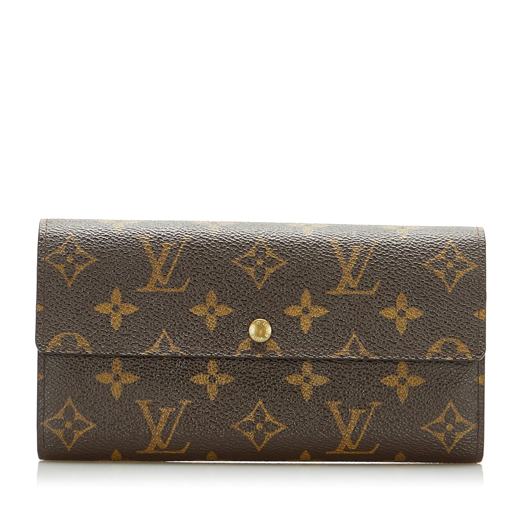 Louis Vuitton Monogram Sarah Long Wallet (SHG-G6XaBY)