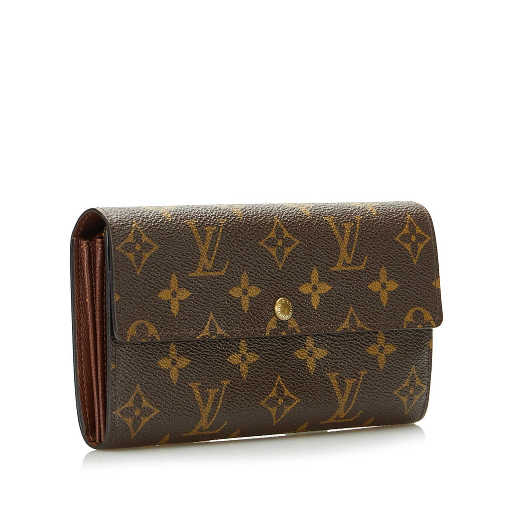 Louis Vuitton Monogram Sarah Long Wallet (SHG-G6XaBY)