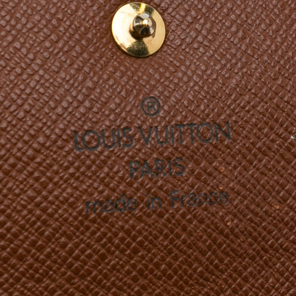 Louis Vuitton Monogram Sarah Long Wallet (SHG-mNM8gf)