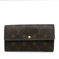 Louis Vuitton Monogram Sarah Long Wallet (SHG-mNM8gf)