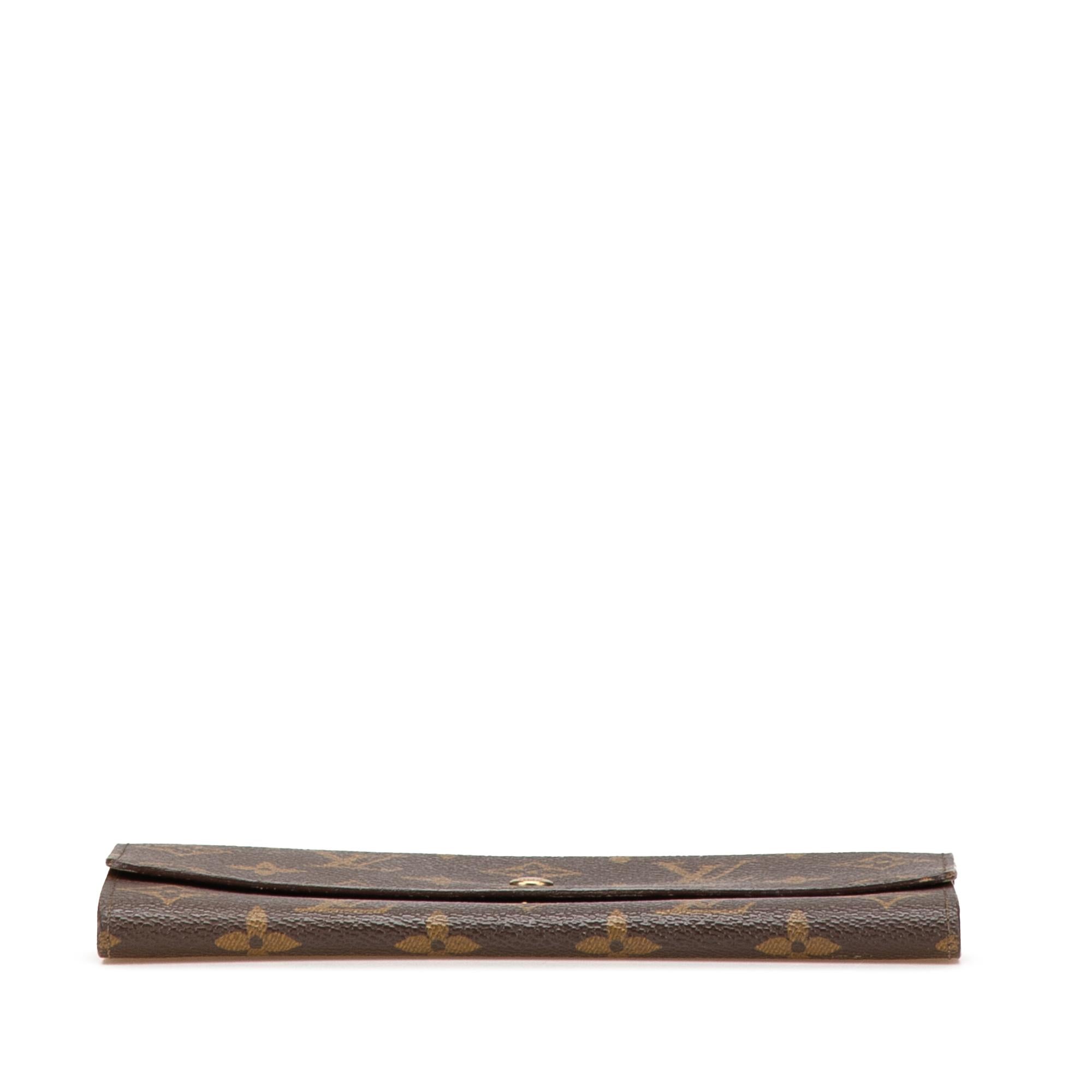 Louis Vuitton Monogram Sarah Long Wallet