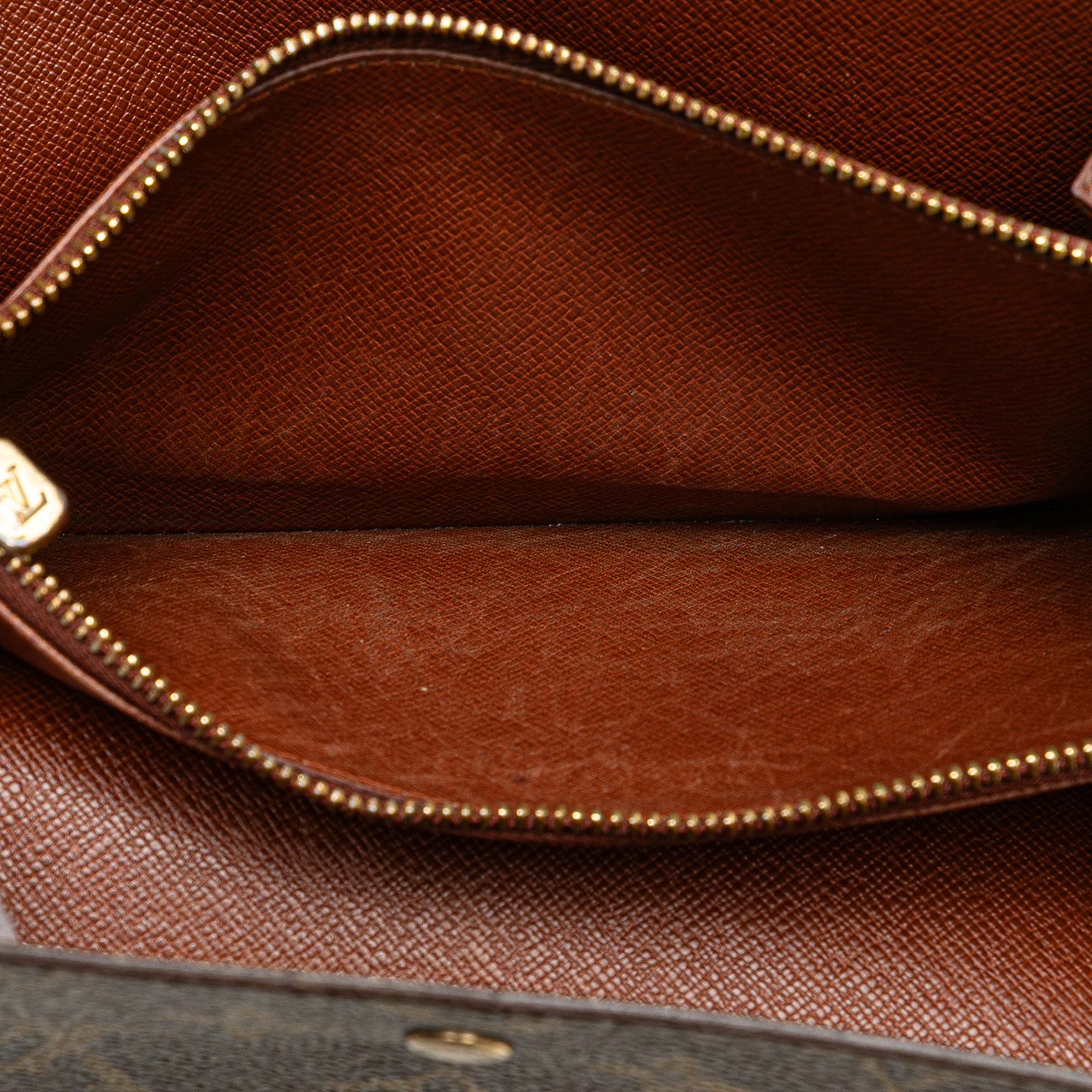 Louis Vuitton Monogram Sarah Long Wallet