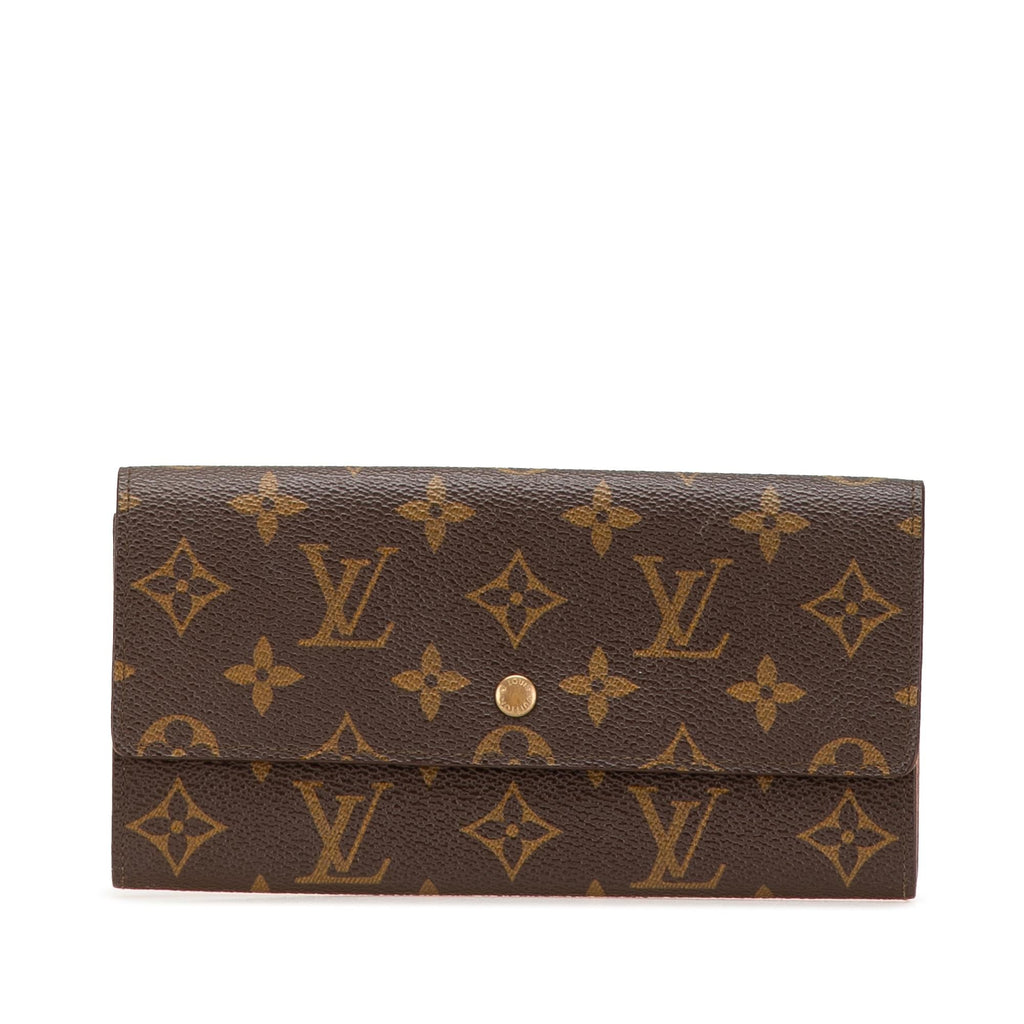 Louis Vuitton Monogram Sarah Long Wallet