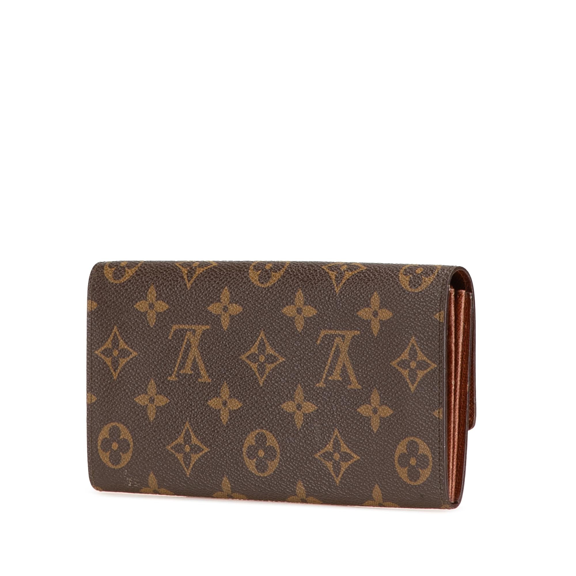 Louis Vuitton Monogram Sarah Long Wallet