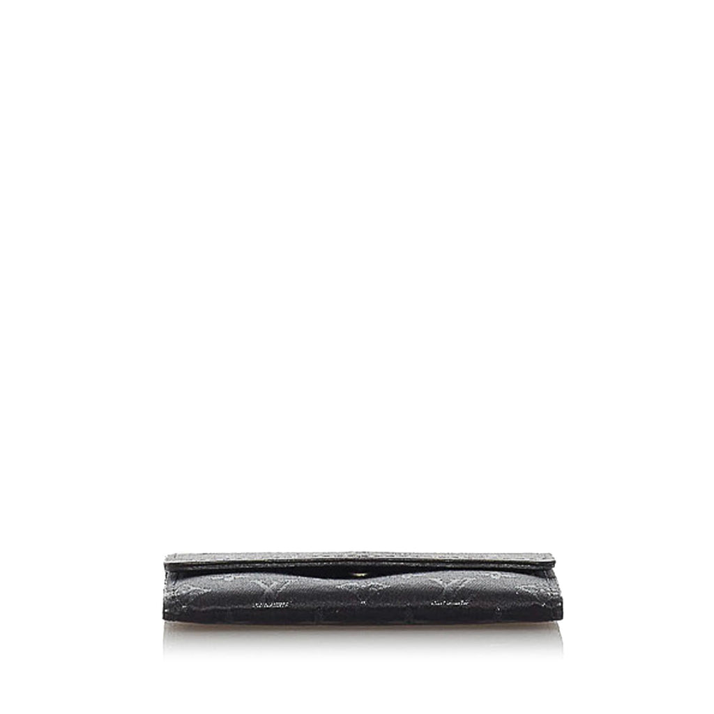 Louis Vuitton Monogram Satin Porte Monnaie Billets (SHG-29295)