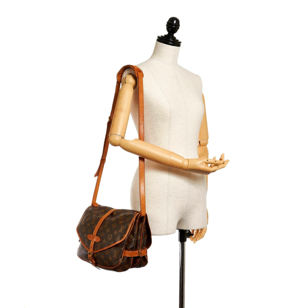 Louis Vuitton Monogram Saumur 25 (SHG-28331)