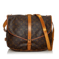 Louis Vuitton Monogram Saumur 25 (SHG-29783)