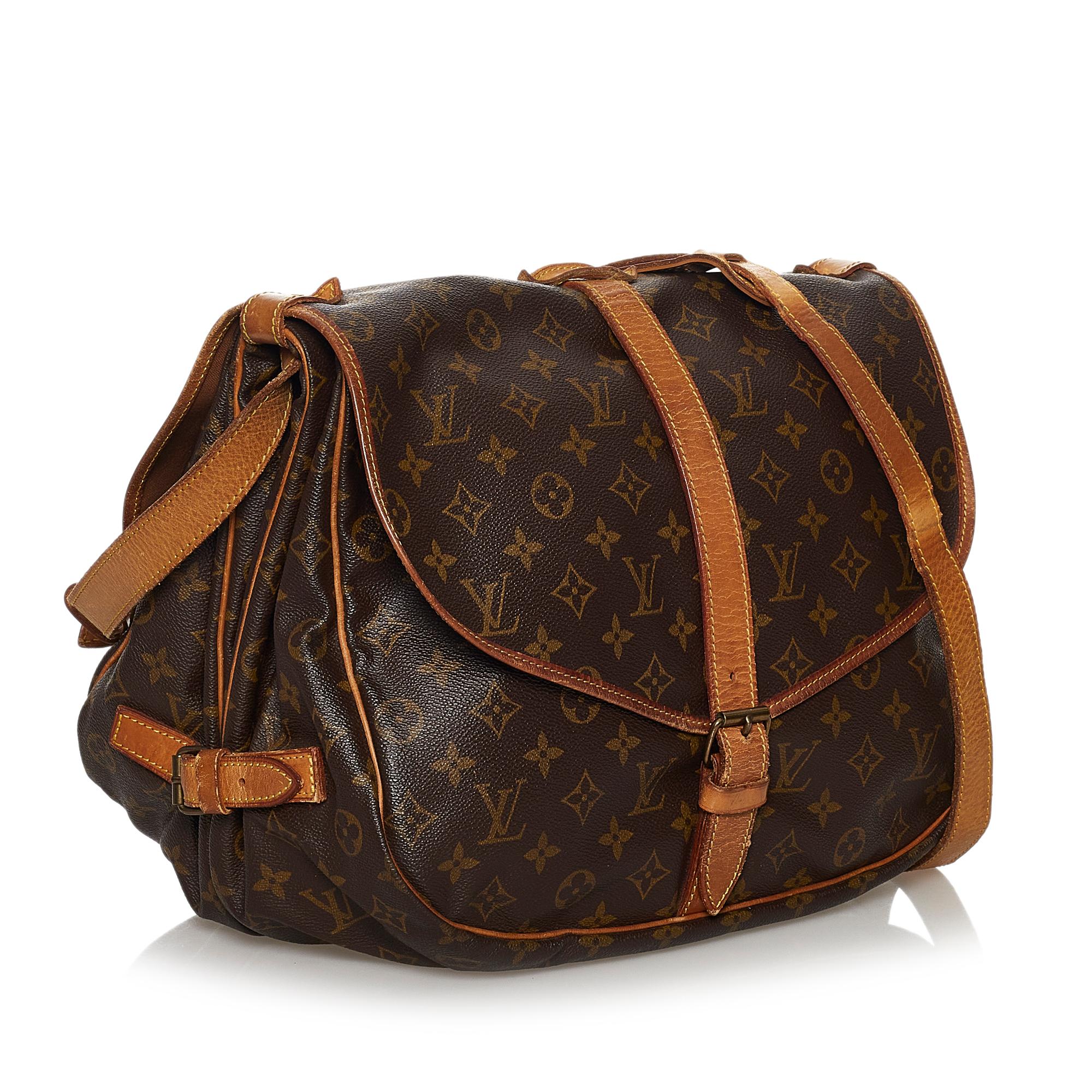 Louis Vuitton Monogram Saumur 25 (SHG-29783)