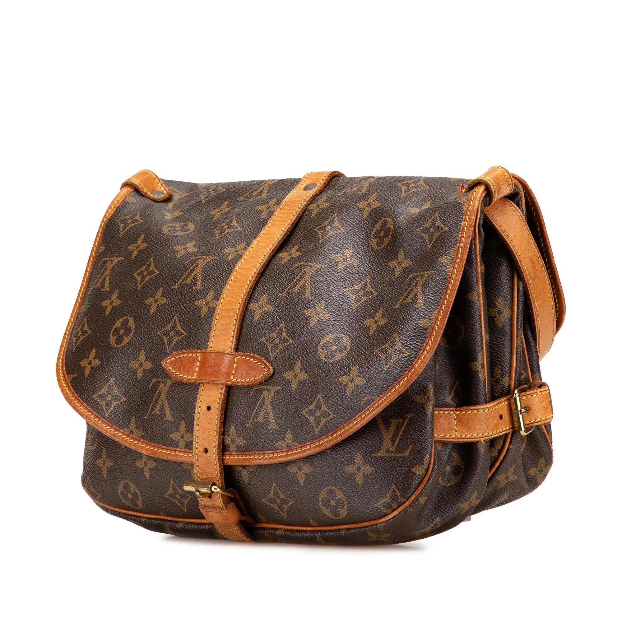 Louis Vuitton Monogram Saumur 25